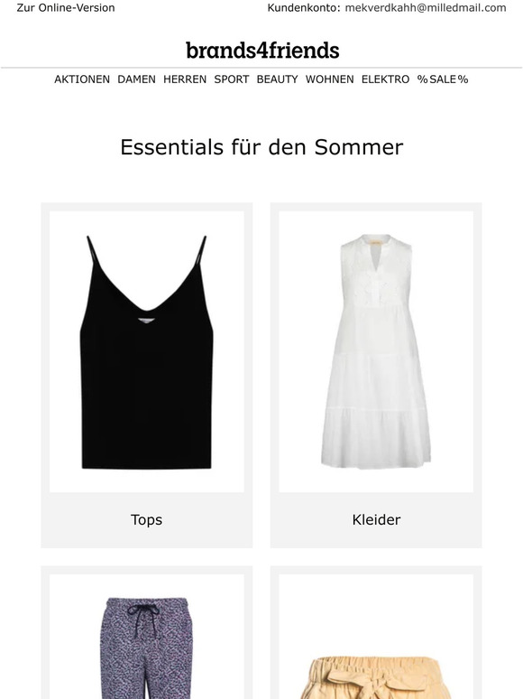 Dein Sommer-Update: Luftig leichte Garderobe für heiße Tage - bis zu -75%