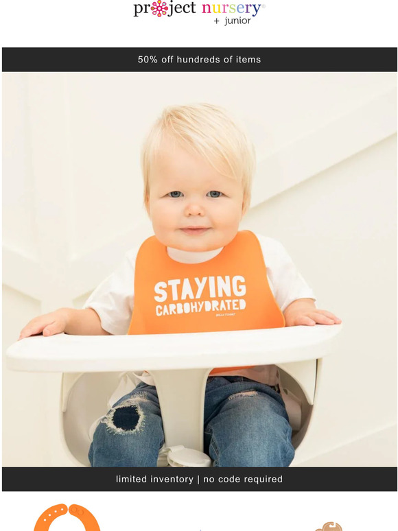🥑 50% Off Bibs + Feeding Accessories for Baby 🍉