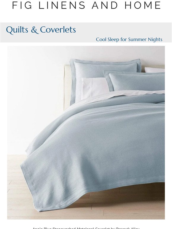 Summertime Style: Quilts & Coverlets for Your Home
