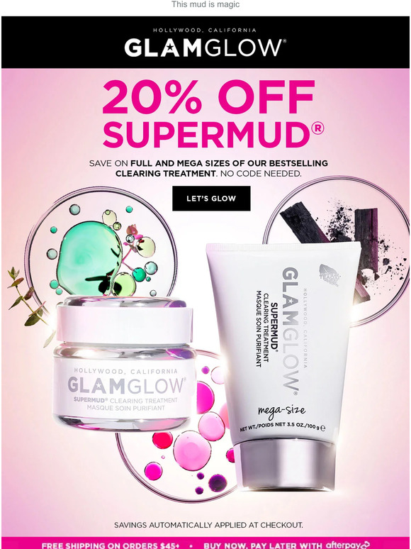 Glamglow 2025 mask coupon