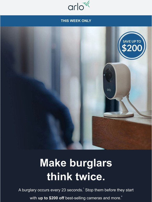 Don't miss the Burglary Prevention Sale.