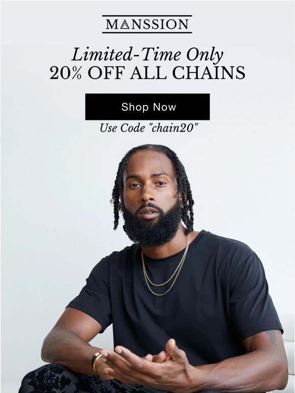 20% OFF All Chains 💥