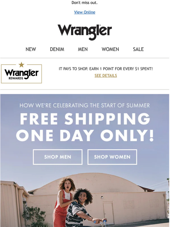 Free shipping (today only)!