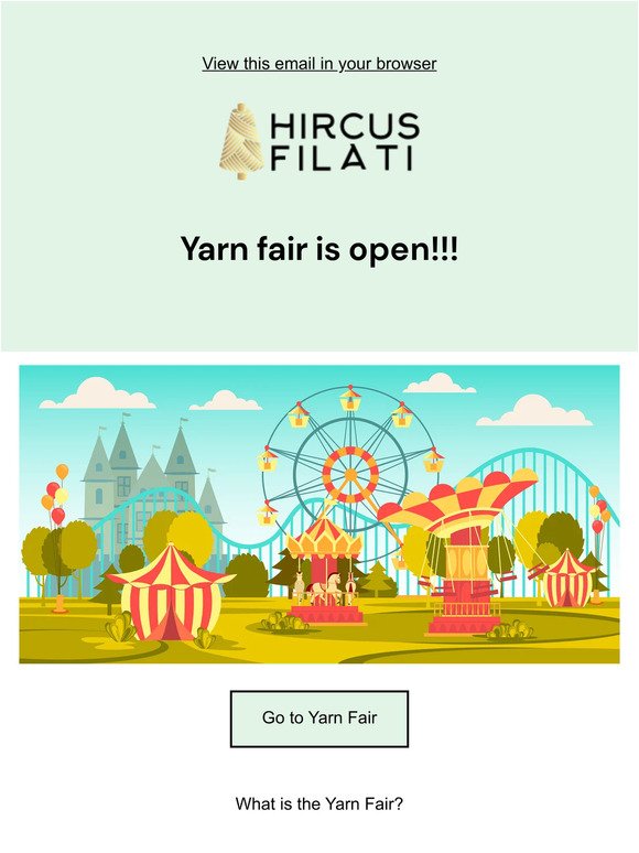 Yarn fair is open 🤩