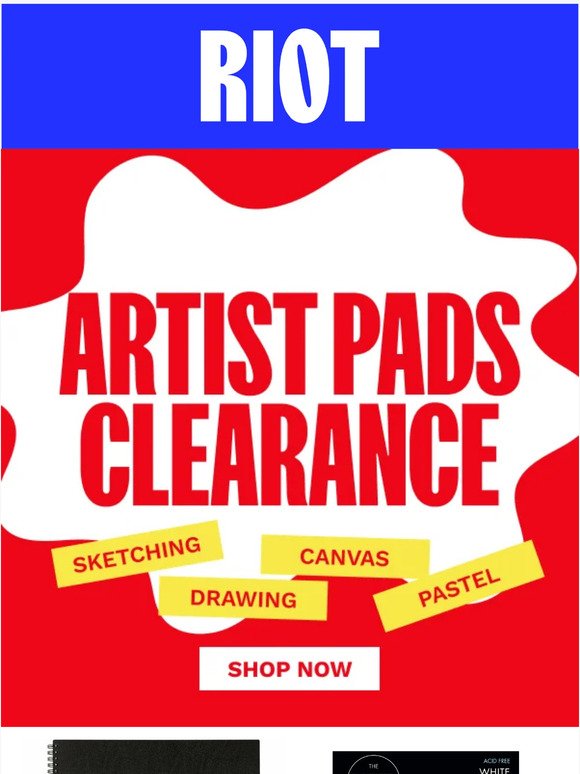 🔥 Artist Pads Clearance Starts Now