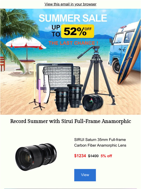 The Last Chance! 🌴 Summer Sale