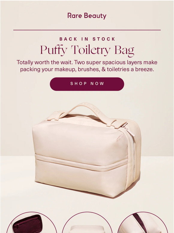 Rare Beauty - Puffy Makeup Bag