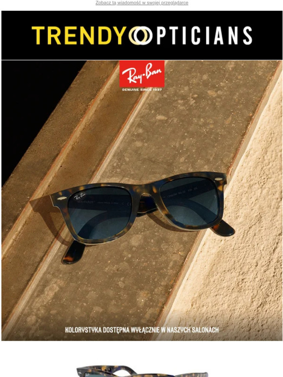 Ray-Ban! Odkryj kolorystykę dostępną wyłącznie w naszych Salonach!
