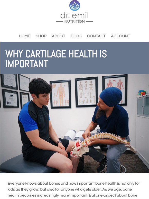 Dr. Emil Nutrition: Is your Cartilage Healthy? | Milled