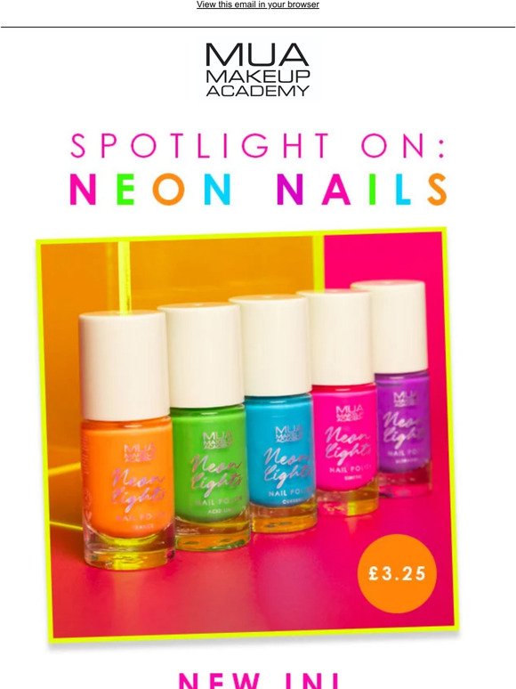 NEW IN: Neon Lights Nail Polish Collection