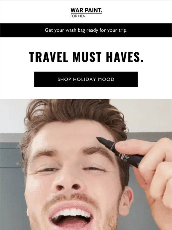 Trending travel must haves with War Paint.