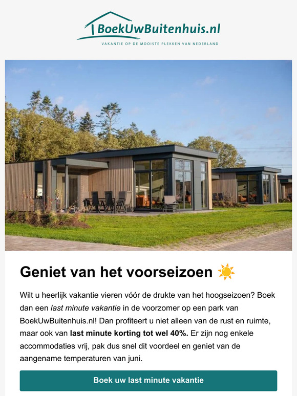☀️ Geniet van het voorseizoen