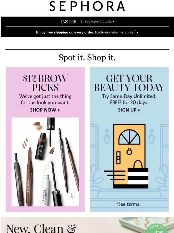 Sephora Starts today our Point Multiplier Event 🤩🛍️ Milled