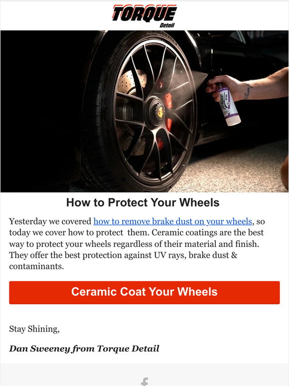 Torque Detail Protect your wheels and rims Milled