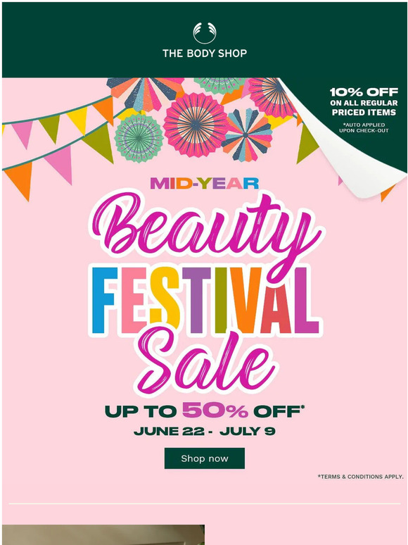 Hey! MID-YEAR BEAUTY FEST IS HERE! - UP TO 50% OFF on your faves!