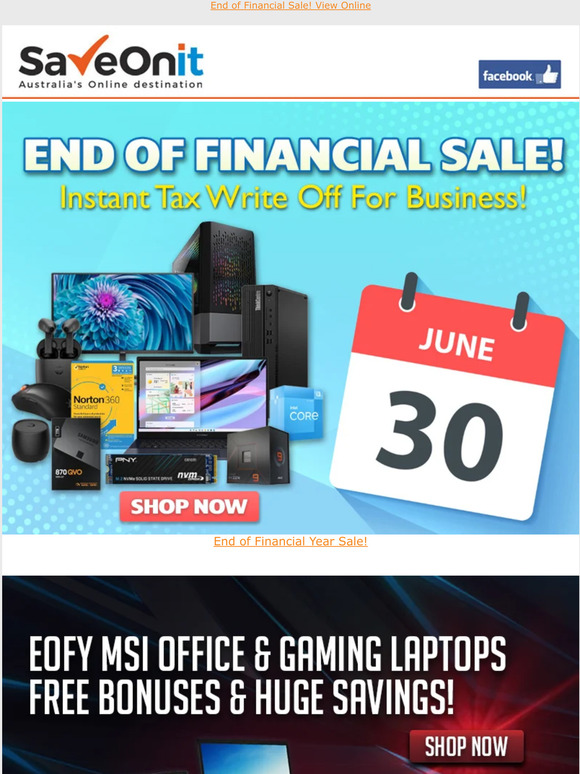 SaveOnIT EOFY Sale