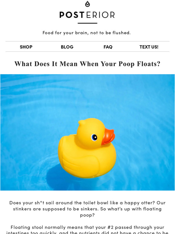 TUSHY What Makes Your Poop Float? Discover Here. Milled