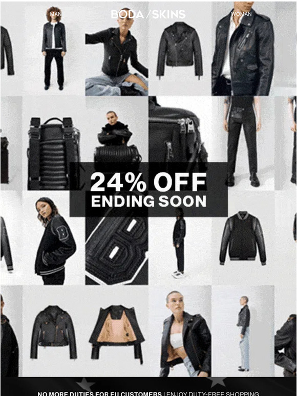 Last days of 24% off