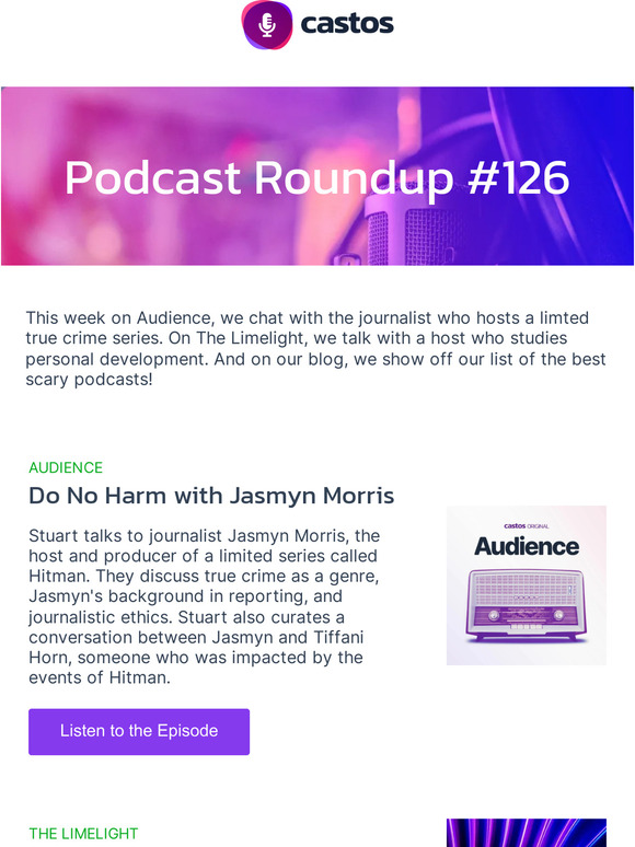 A limited true crime series, longshot stories, and the best scary podcasts