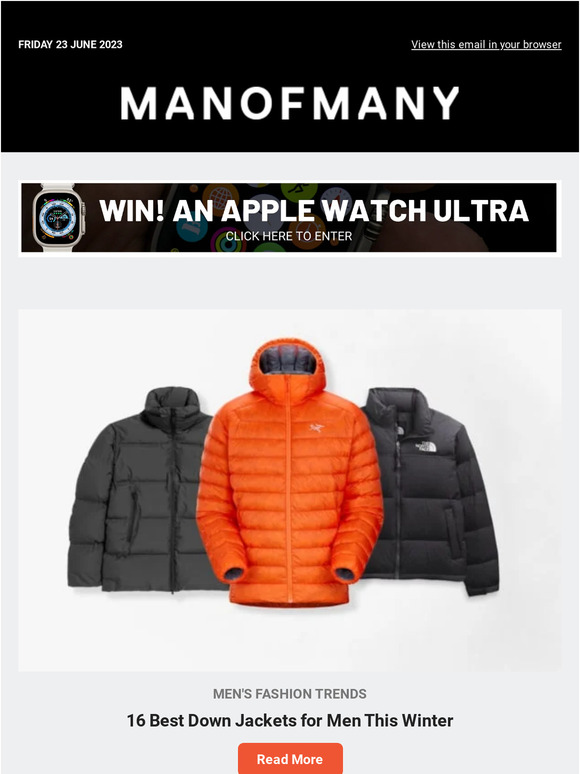 Man of Many 16 Best Down Jackets for Men This Winter & more Milled
