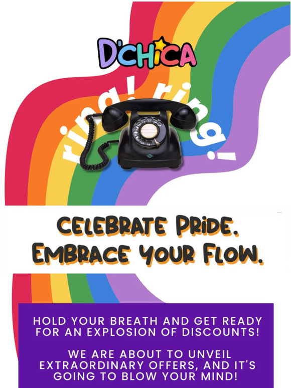 Celebrate Pride. Embrace Your Flow