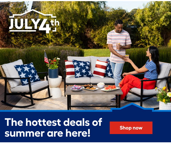 July 4th. The hottest deals of summer are here.