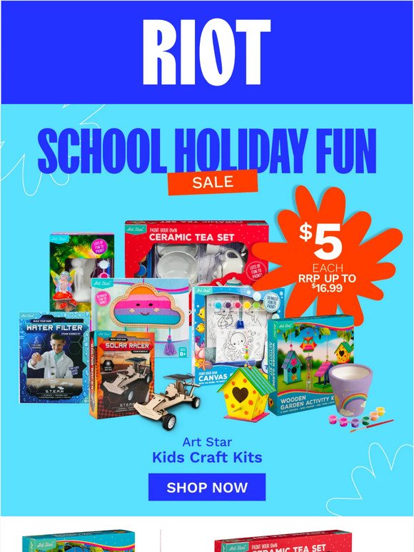 😄  $5 Kids Craft Kit Sale Starts Now
