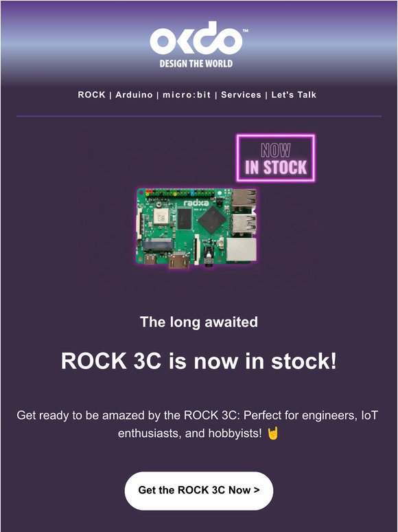 ROCK 3C is here 👀 Get yours now!