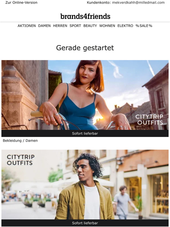City Trip Outfits für sie ✓ City Trip Outfits für ihn ✓ Classics for Him -70% ✓ Dark Game -70%