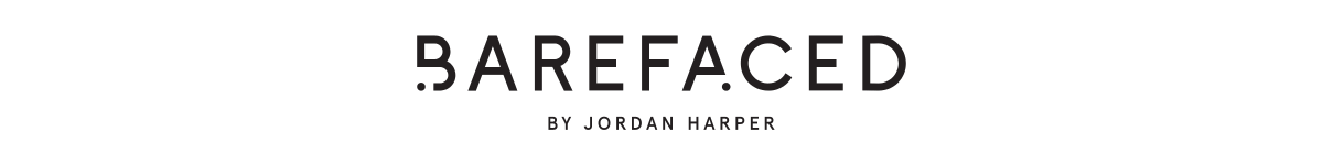 BLACK BAREFACED LOGO