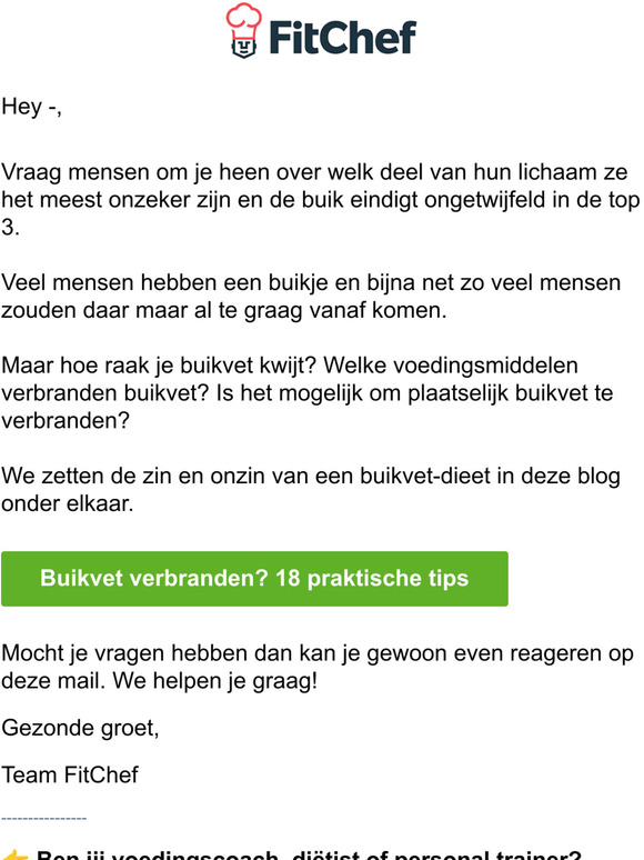 Buikvet verbranden? 18 praktische tips!
