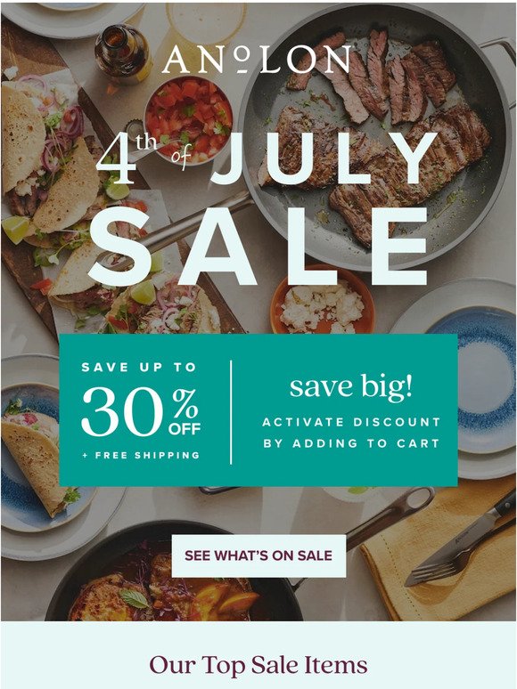 Enjoy up to 30% Off for a Sizzling 4th of July! 😎