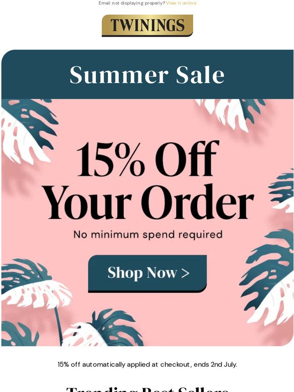 15% Off Your Order - Trending Best Sellers
