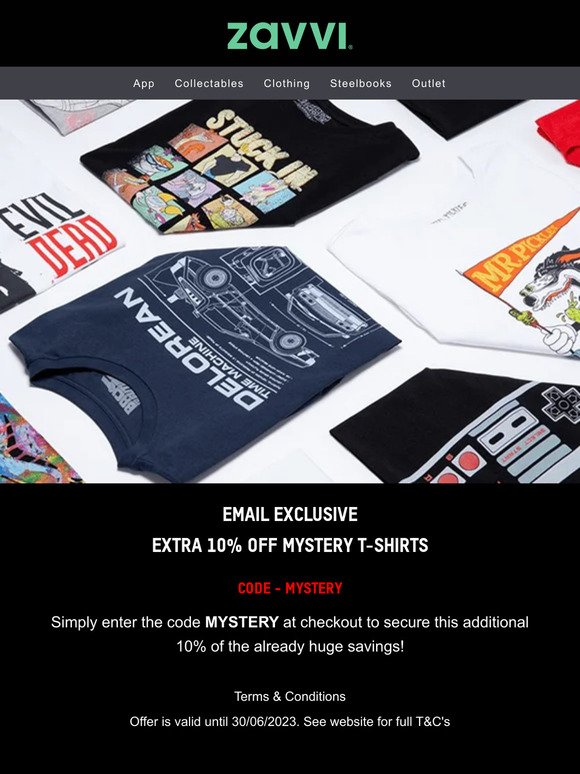 ⚠️EMAIL EXCLUSIVE - Mystery T-Shirts EXTRA Savings⚠️