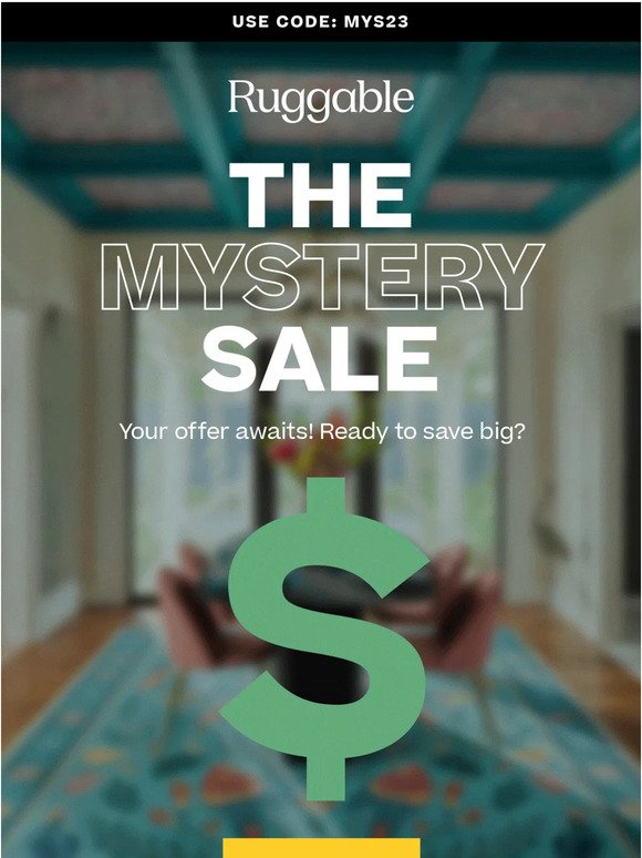 Happening Now: The Mystery Sale
