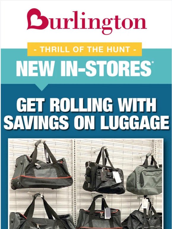 Burlington Coat Factory: ✈ Travel in Style! Luggage, Handbags