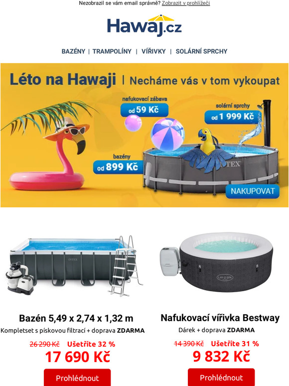 Pusťte letní vedra k vodě 🌞💦