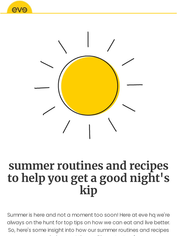 summer routines and recipes you need to try