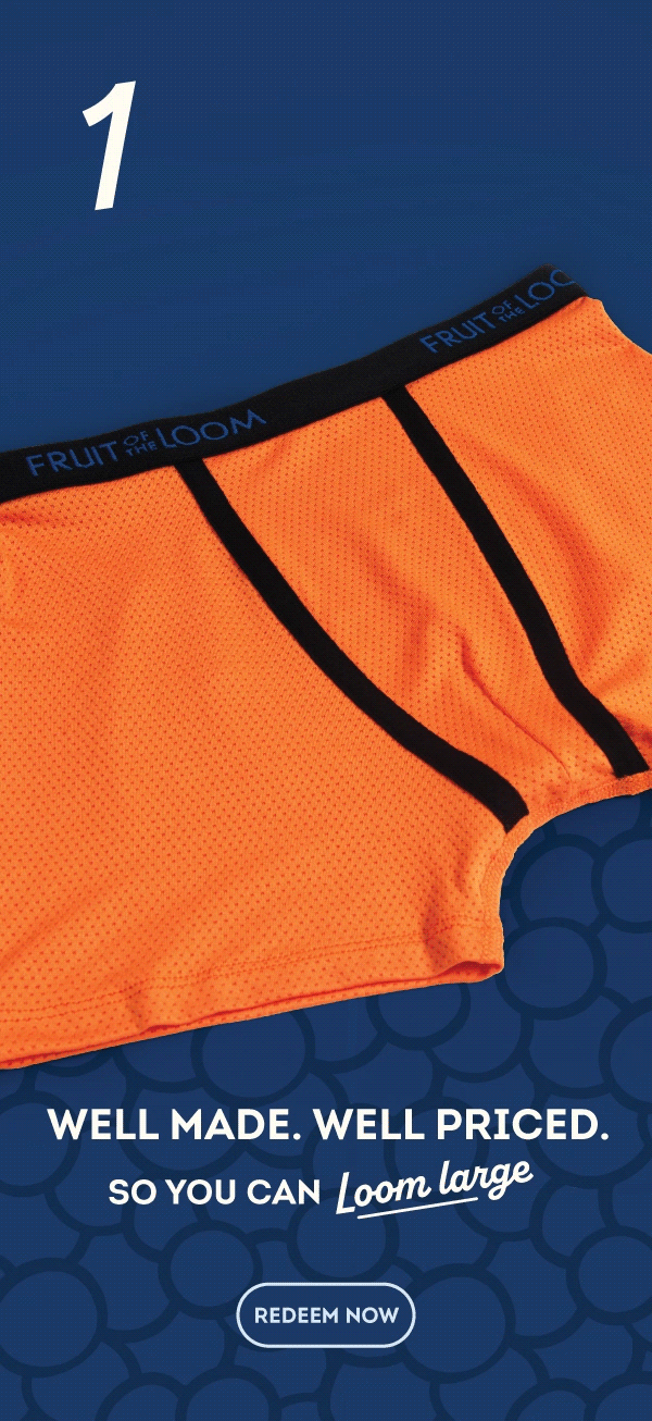 Fruit of the Loom A special deal just for you! Milled