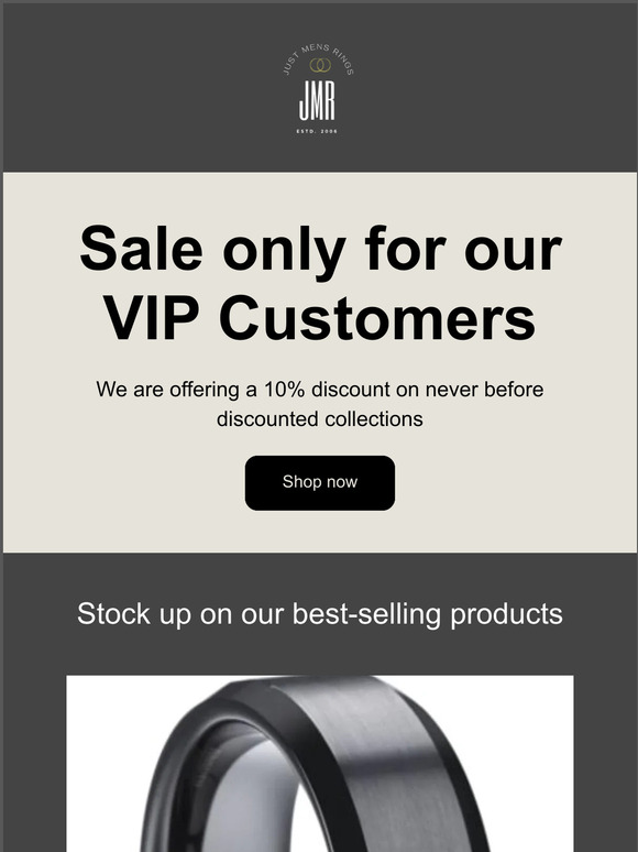 Discount for our valued customers