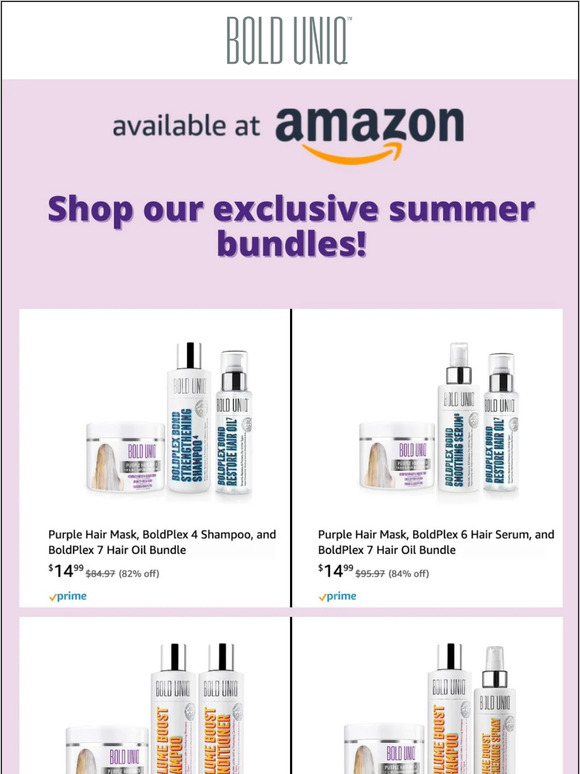 New Exclusive Amazon Bundles!