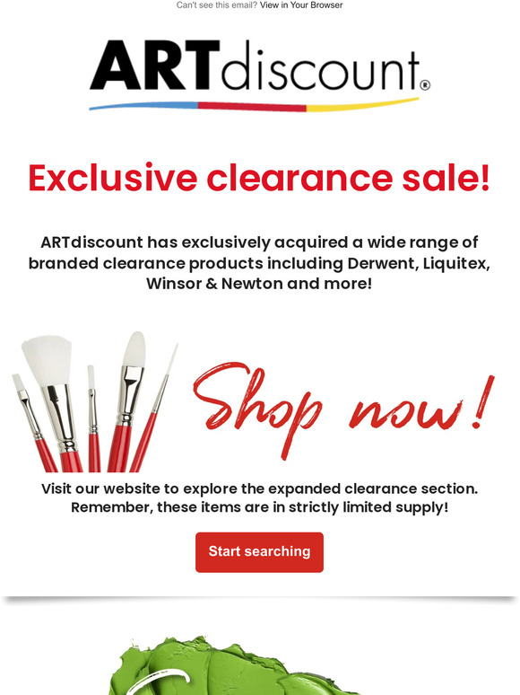 Exclusive clearance sale 🎨