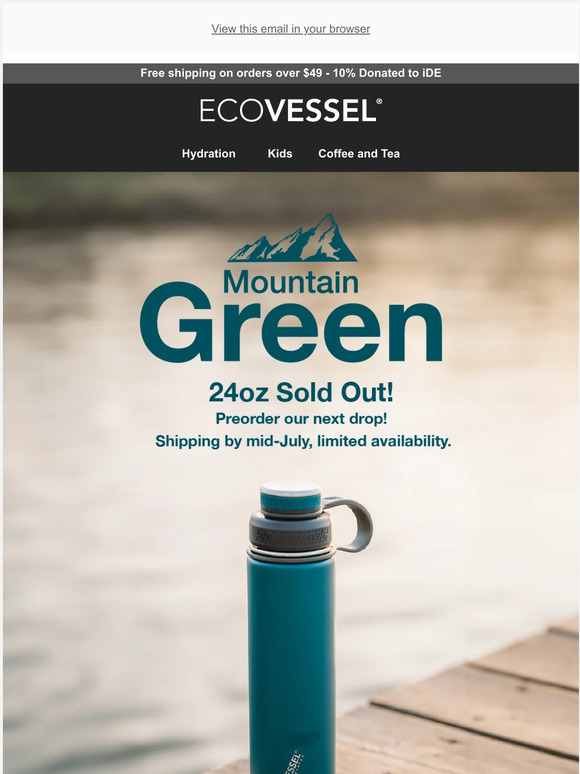 Sold Out! Mountain Green Pre-Order