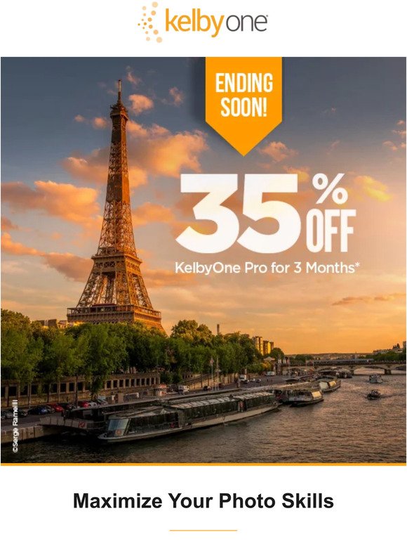 🚨Final Offer: 35% Off KelbyOne Pro 🚨