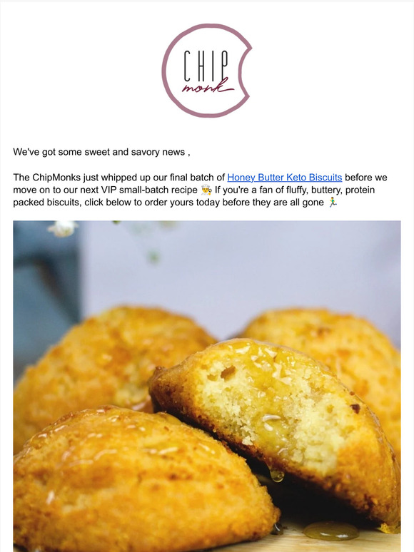 Last Call for Keto Honey Butter Biscuits 👨‍🍳