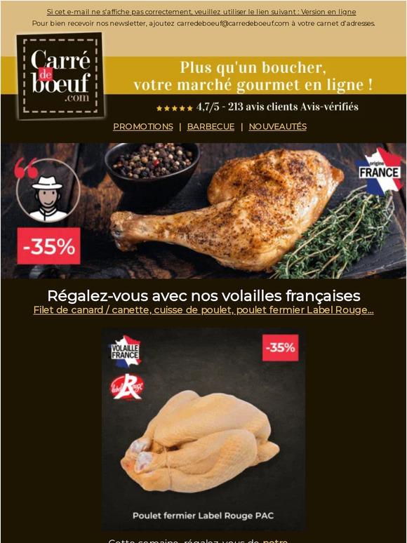 -35% sur nos volailles françaises 🇨🇵