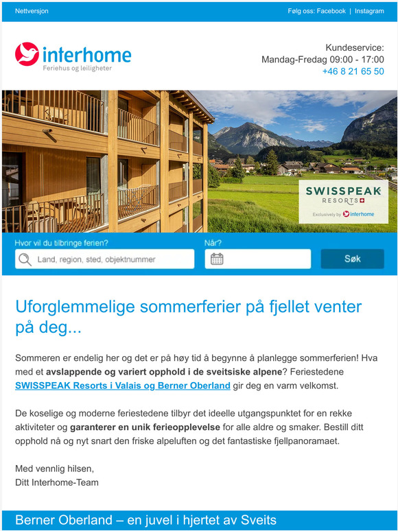 SWISSPEAK Resorts – spennende dager på fjellet.