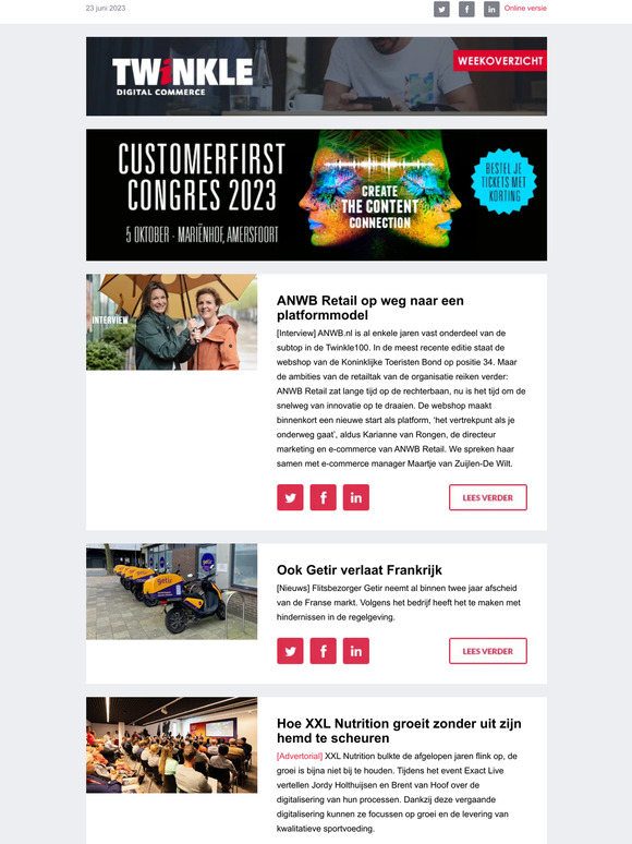 WEEKOVERZICHT: ANWB Retail op weg naar een platformmodel, Ook Getir verlaat Frankrijk, Picnic, Alibaba Tmall, Amazon, HP, Zalando, Klarna, E-commerce in Luxemburg, Primark, Youtube, Oda