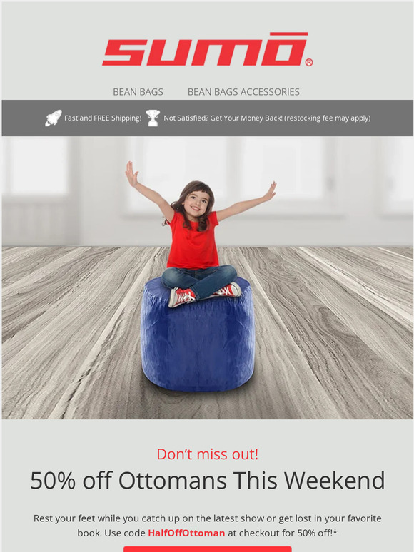 Kick Your Feet Up with 50% Off