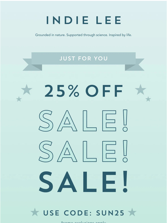 25% Off - Just for you! 🥰